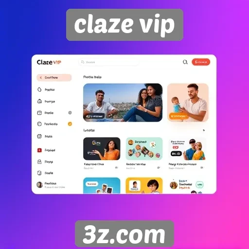 Interface do Claze VIP é intuitiva e amigável
