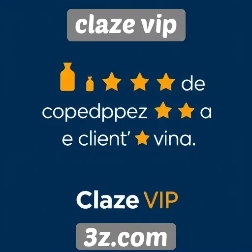 Avaliação de suporte ao cliente no Claze VIP