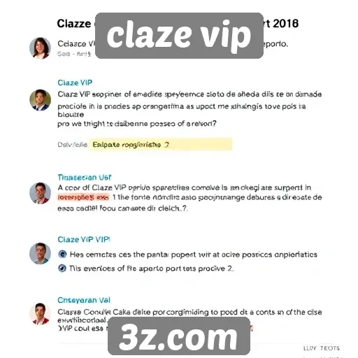 Feedback de usuários sobre o suporte no Claze VIP